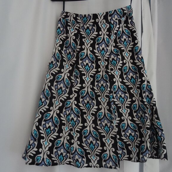 suzy shier midi womens skirt patterned mint condition size 00 - Picture 3 of 7